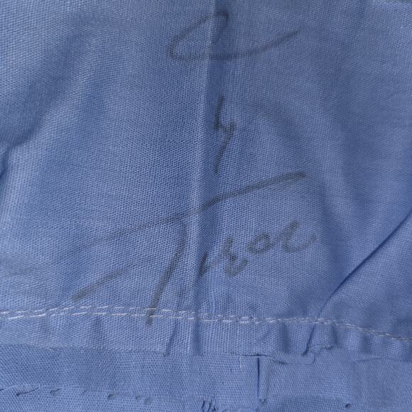 Chhaya Cotton Blue Saree Petticoat New Old Stock VTG Indian Underskirt Free Size - Picture 9 of 16